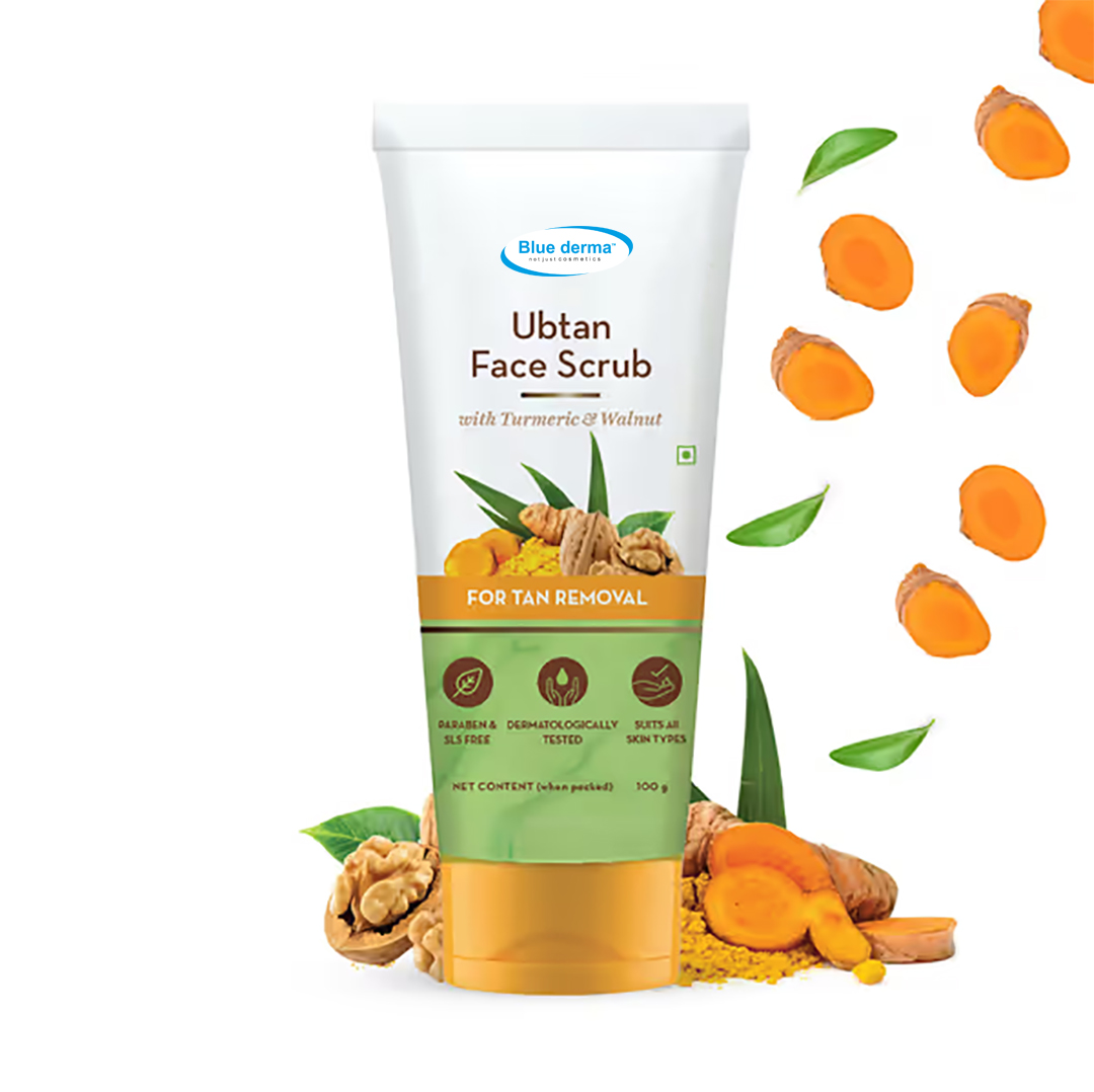 Ubtan-Face-Scrub-with-Turmeric-and-Walnut-for-Tan-Removal---100g